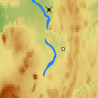 Nearby Forecast Locations - Grímsstaðir - Mapa