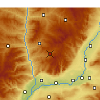 Nearby Forecast Locations - Xiangning - Mapa