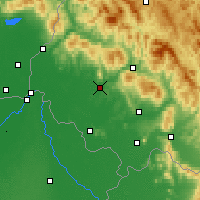 Nearby Forecast Locations - Mukáchevo - Mapa