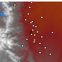 Nearby Forecast Locations - Arvada - Mapa