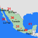 Pronóstico sáb, 20-04 México
