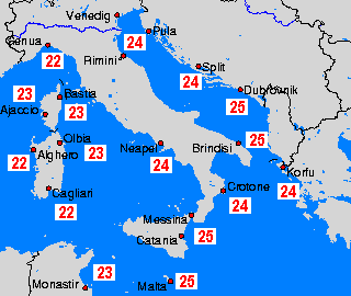 Mediterráneo central: mar, 11-06